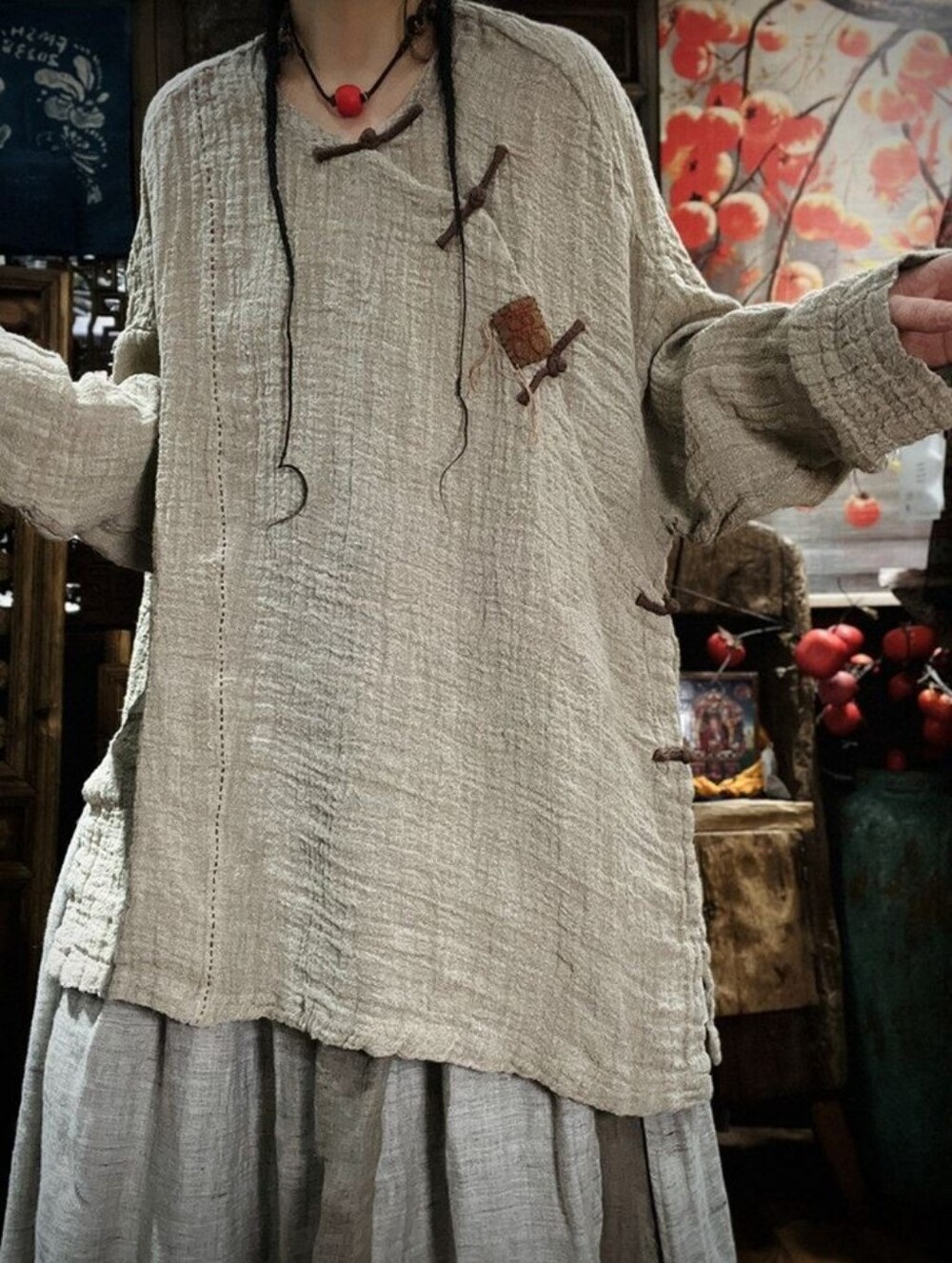 "NWTO"MaLieb Linen Tunic/Duster